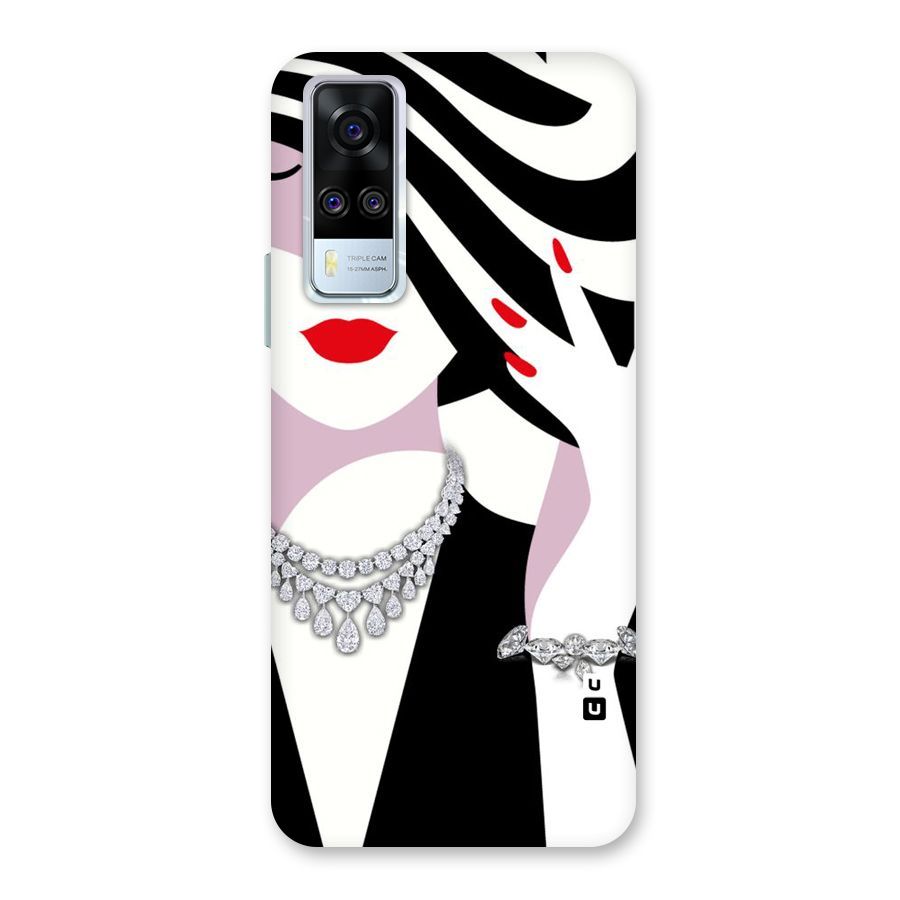 Women Beauty Back Case for Vivo Y31
