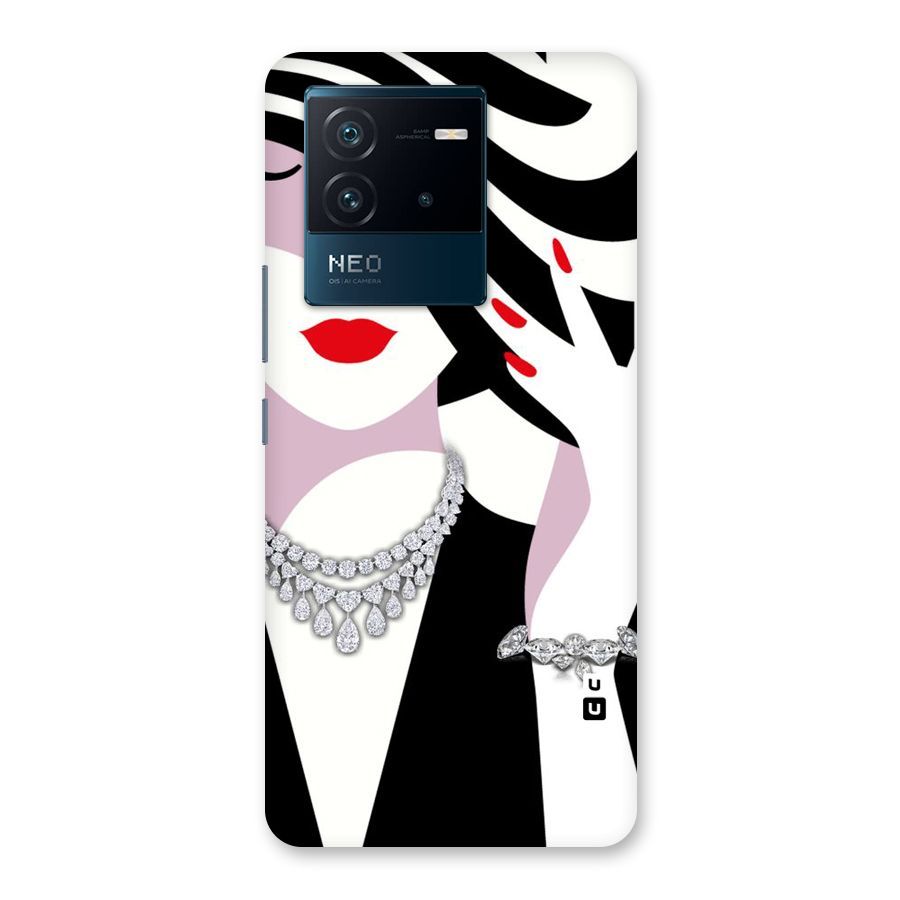 Women Beauty Back Case for Vivo iQOO Neo 6 5G