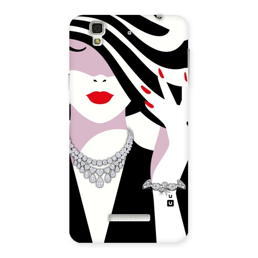 Women Beauty Back Case for YU Yureka Plus