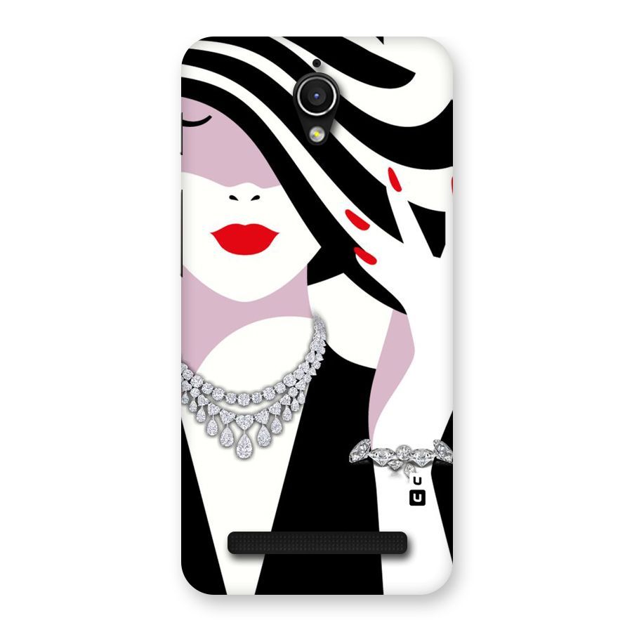 Women Beauty Back Case for Zenfone Go