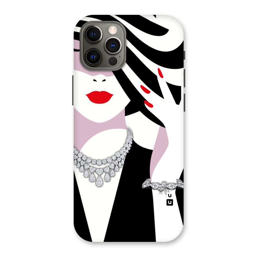 Women Beauty Back Case for iPhone 12 Pro