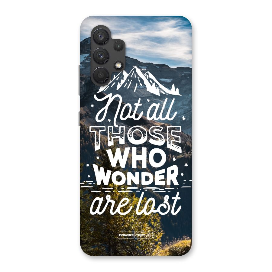 Wonder Lost Back Case for Galaxy A32