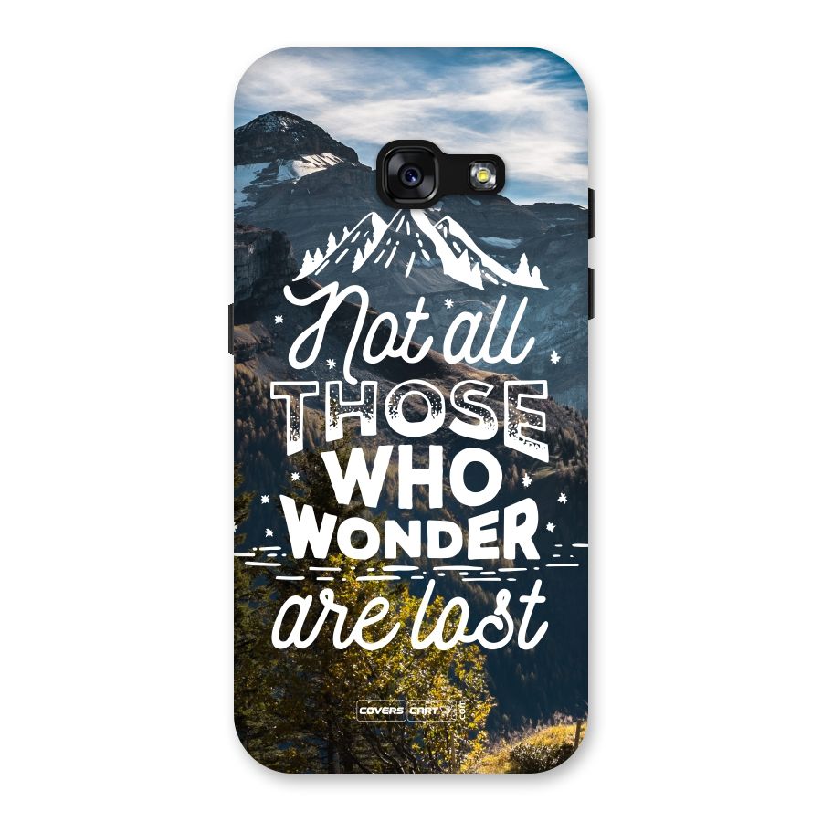 Wonder Lost Back Case for Galaxy A3 (2017)
