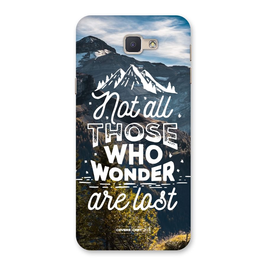 Wonder Lost Back Case for Galaxy J5 Prime