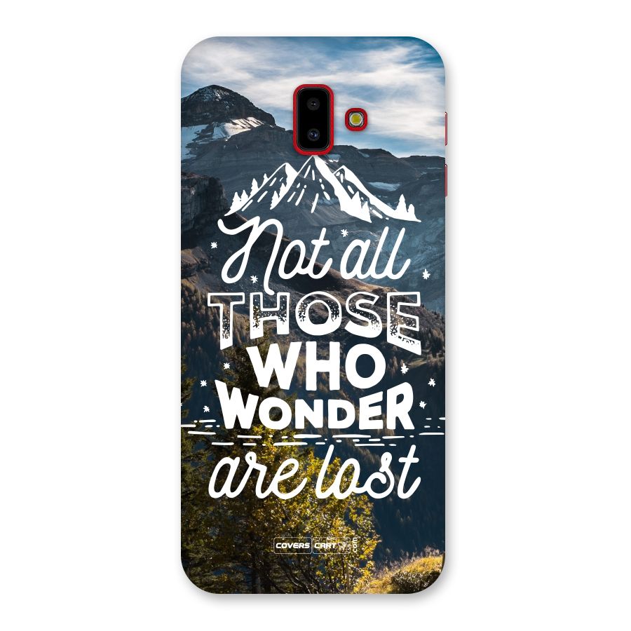 Wonder Lost Back Case for Galaxy J6 Plus