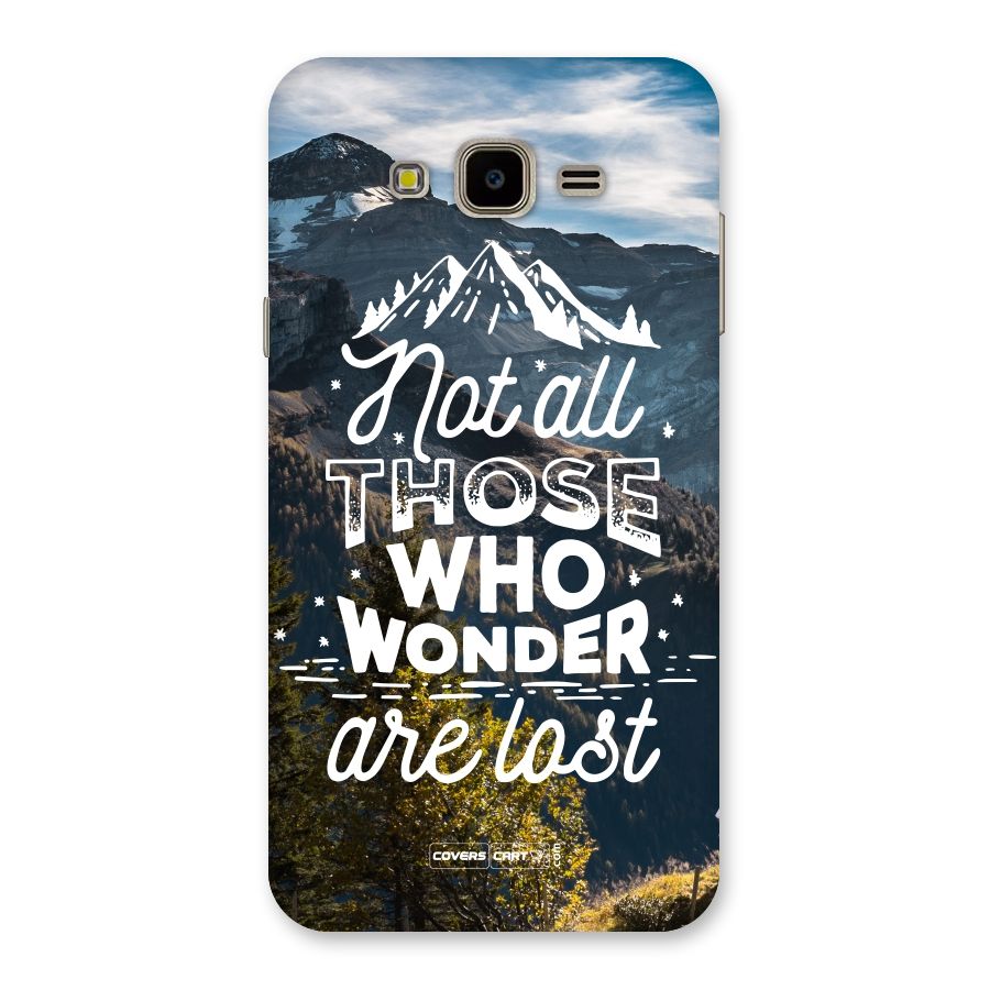 Wonder Lost Back Case for Galaxy J7 Nxt