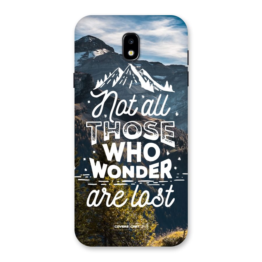 Wonder Lost Back Case for Galaxy J7 Pro