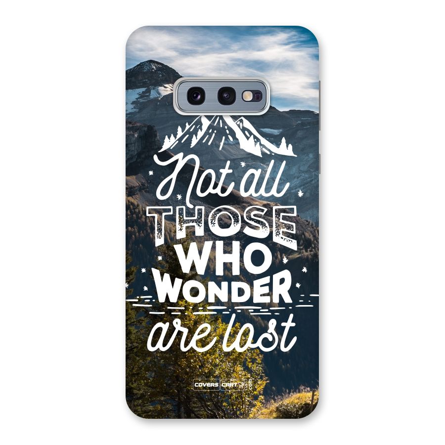 Wonder Lost Back Case for Galaxy S10e
