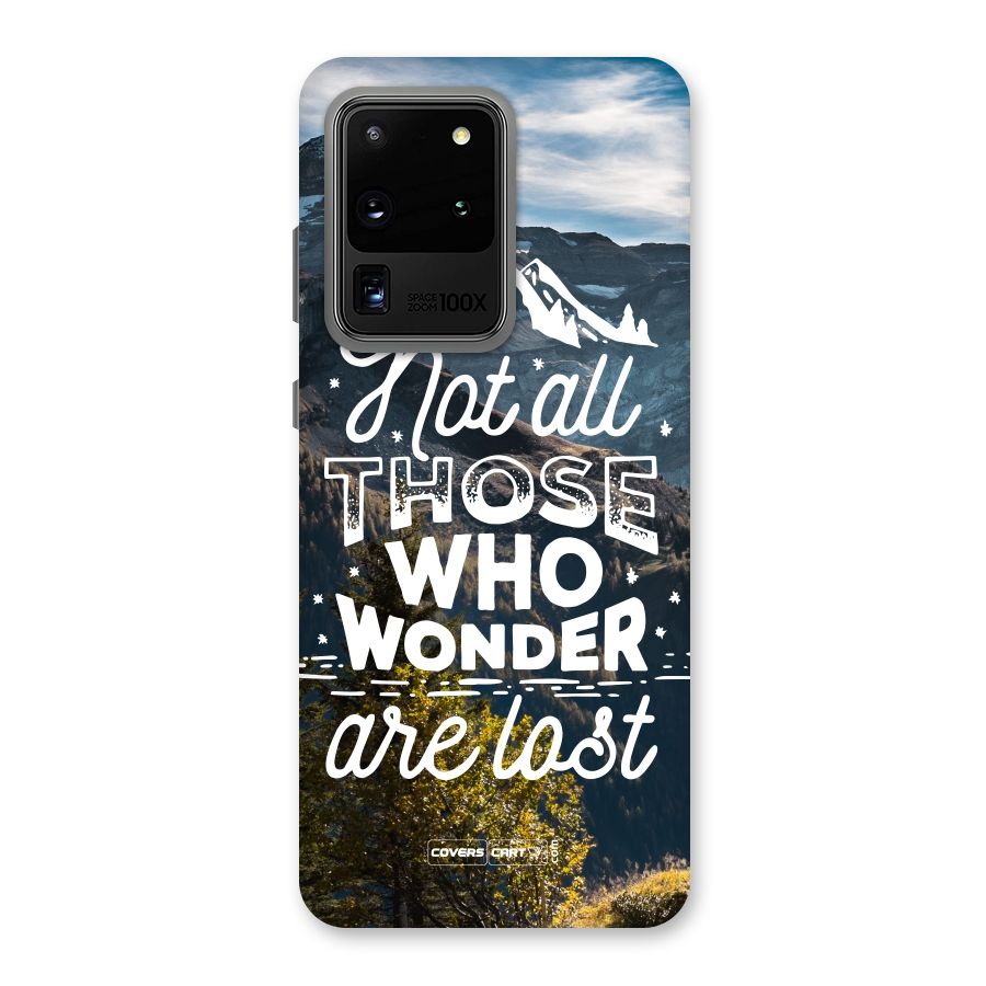 Wonder Lost Back Case for Galaxy S20 Ultra