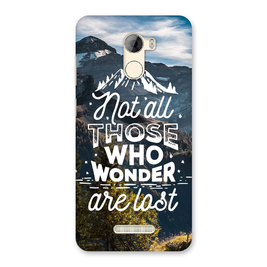 Wonder Lost Back Case for Gionee A1 LIte