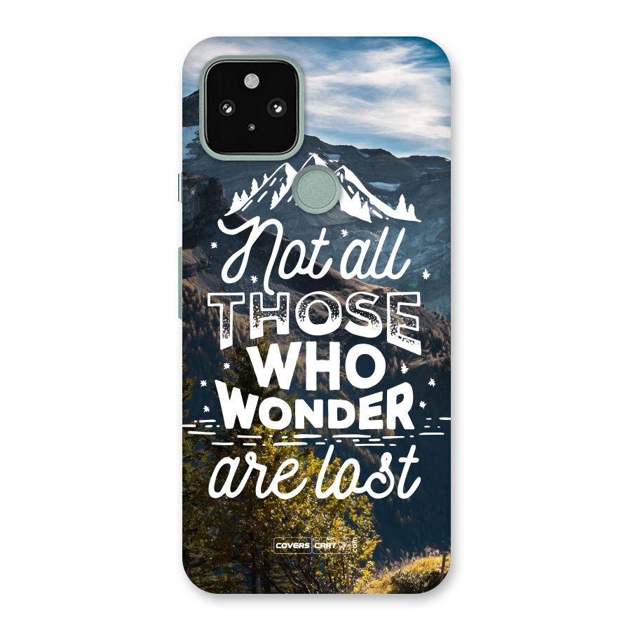 Wonder Lost Back Case for Google Pixel 5