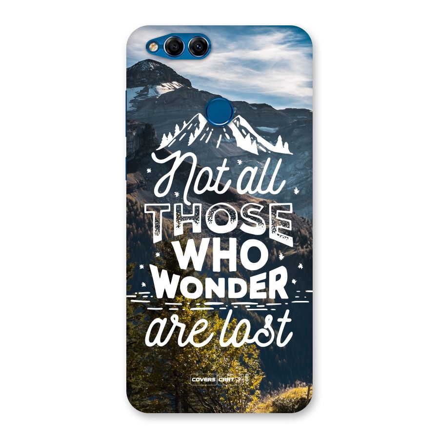 Wonder Lost Back Case for Honor 7X