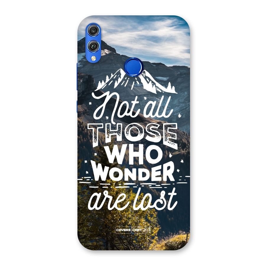 Wonder Lost Back Case for Honor 8X