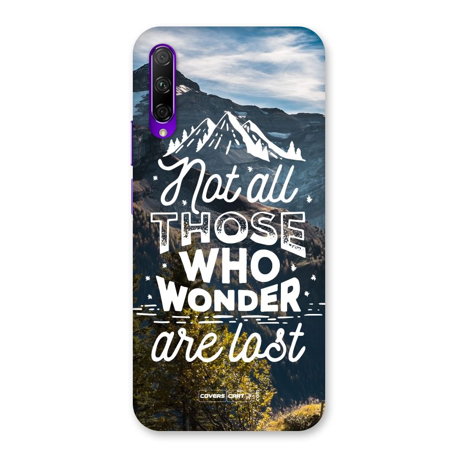 Wonder Lost Back Case for Honor 9X Pro