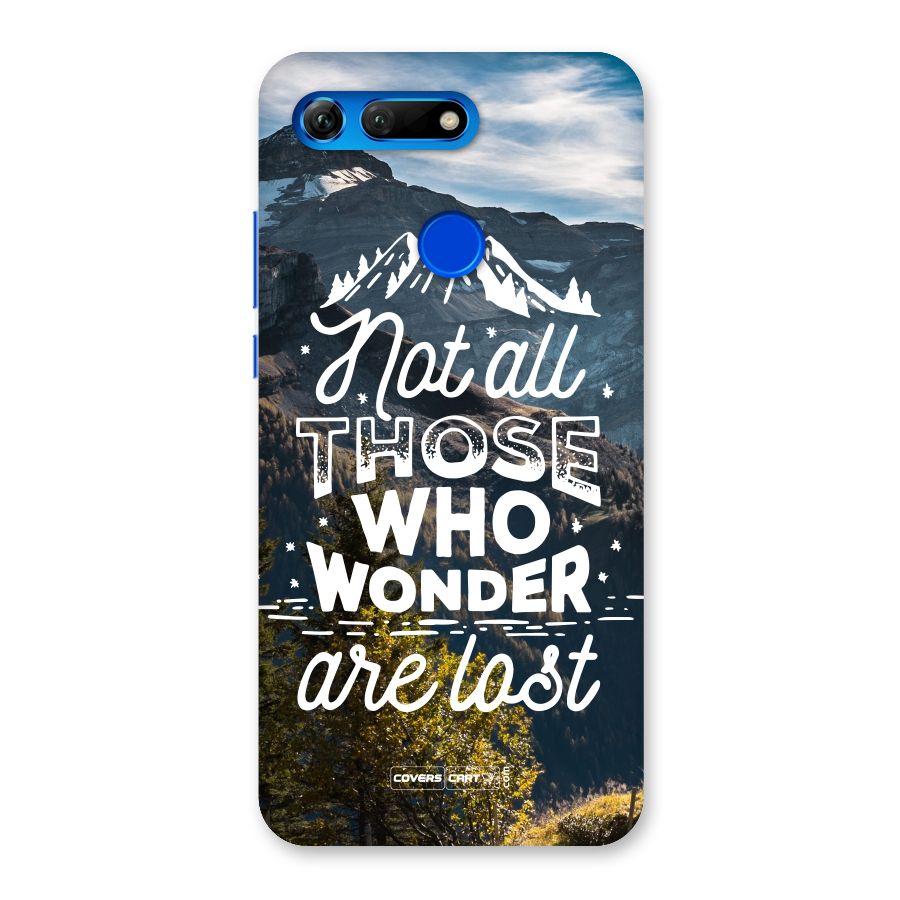 Wonder Lost Back Case for Honor View 20