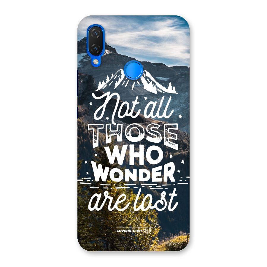 Wonder Lost Back Case for Huawei P Smart+