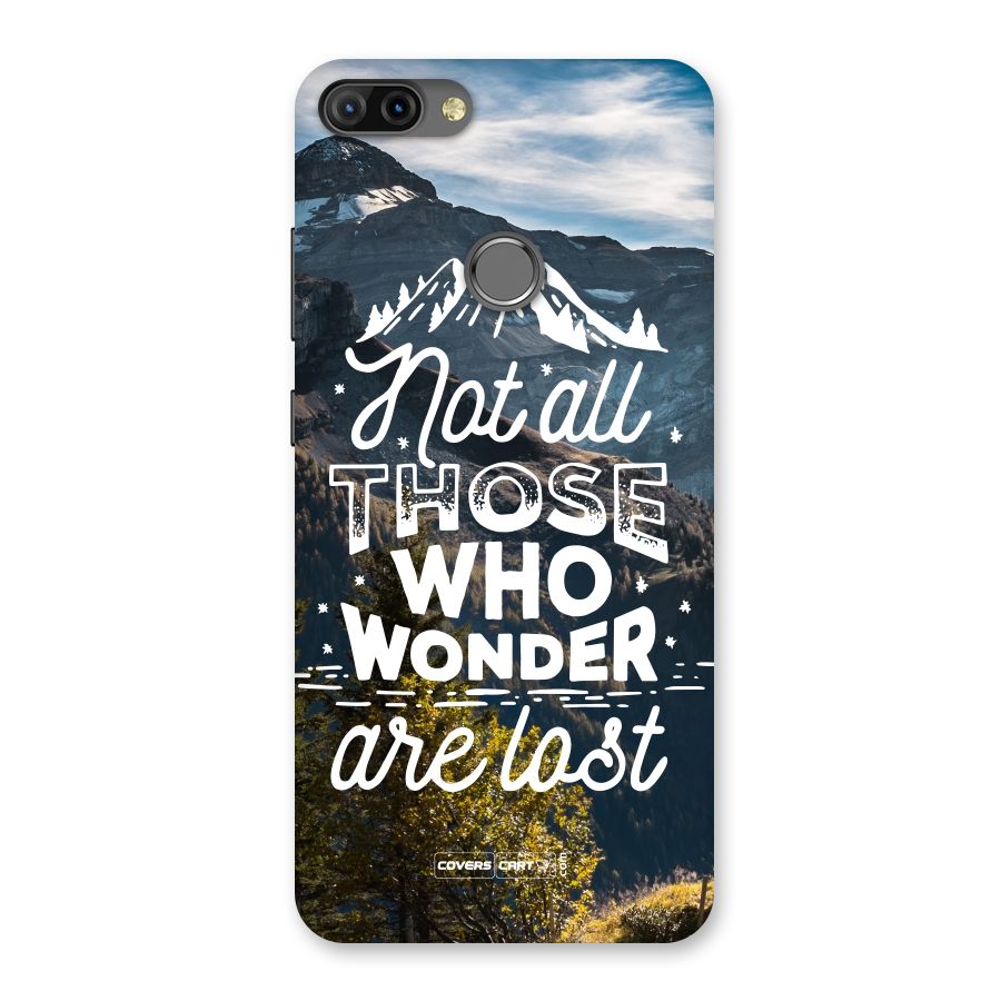 Wonder Lost Back Case for Infinix Hot 6 Pro