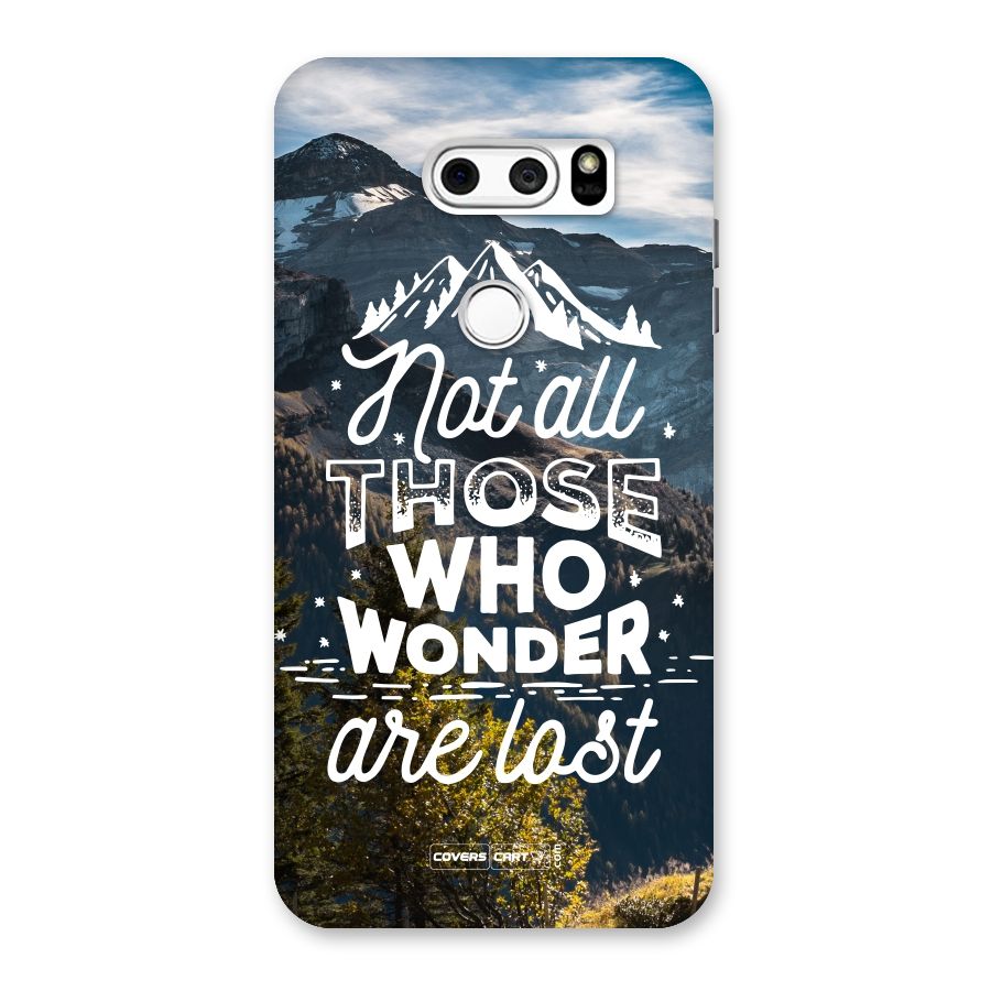 Wonder Lost Back Case for LG V30
