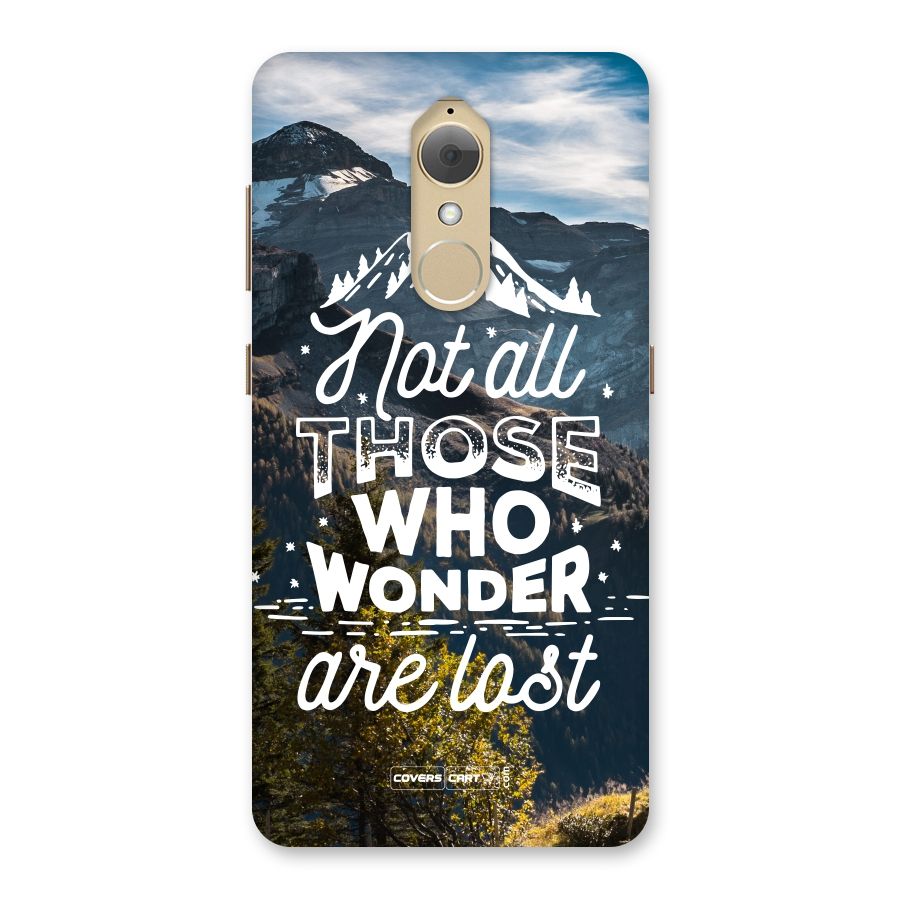 Wonder Lost Back Case for Lenovo K8