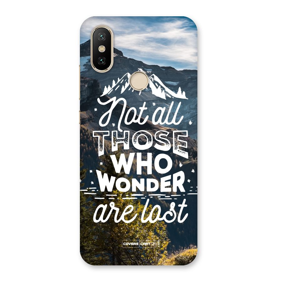 Wonder Lost Back Case for Mi A2