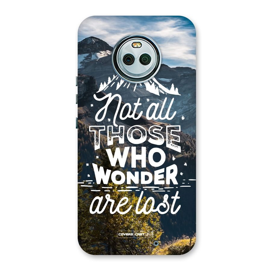 Wonder Lost Back Case for Moto X4