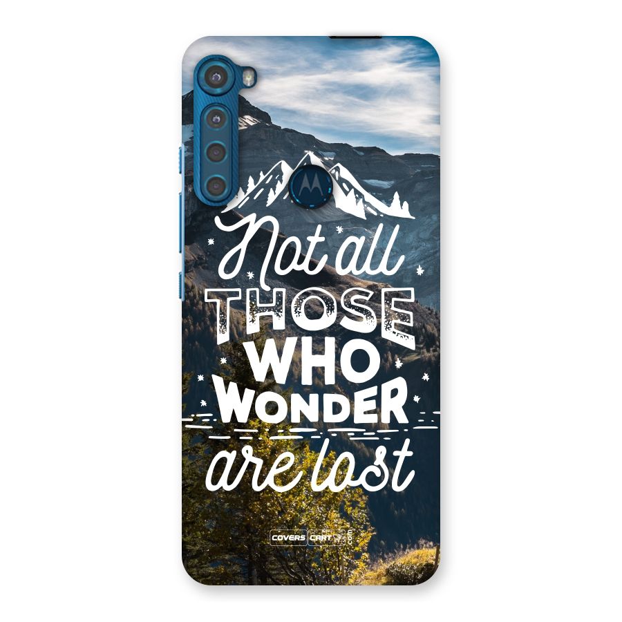 Wonder Lost Back Case for Motorola One Fusion Plus