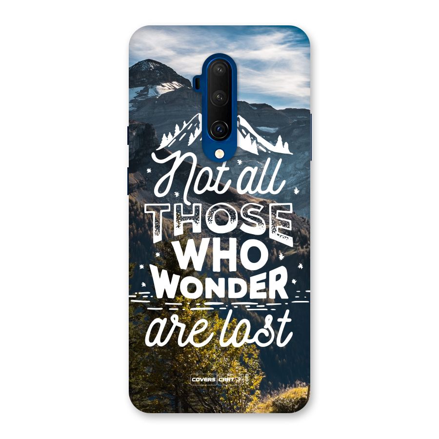 Wonder Lost Back Case for OnePlus 7T Pro