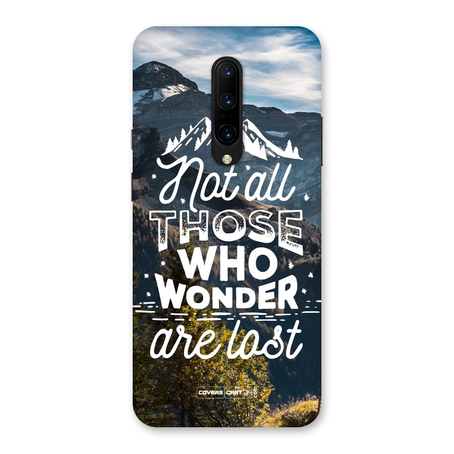 Wonder Lost Back Case for OnePlus 7 Pro