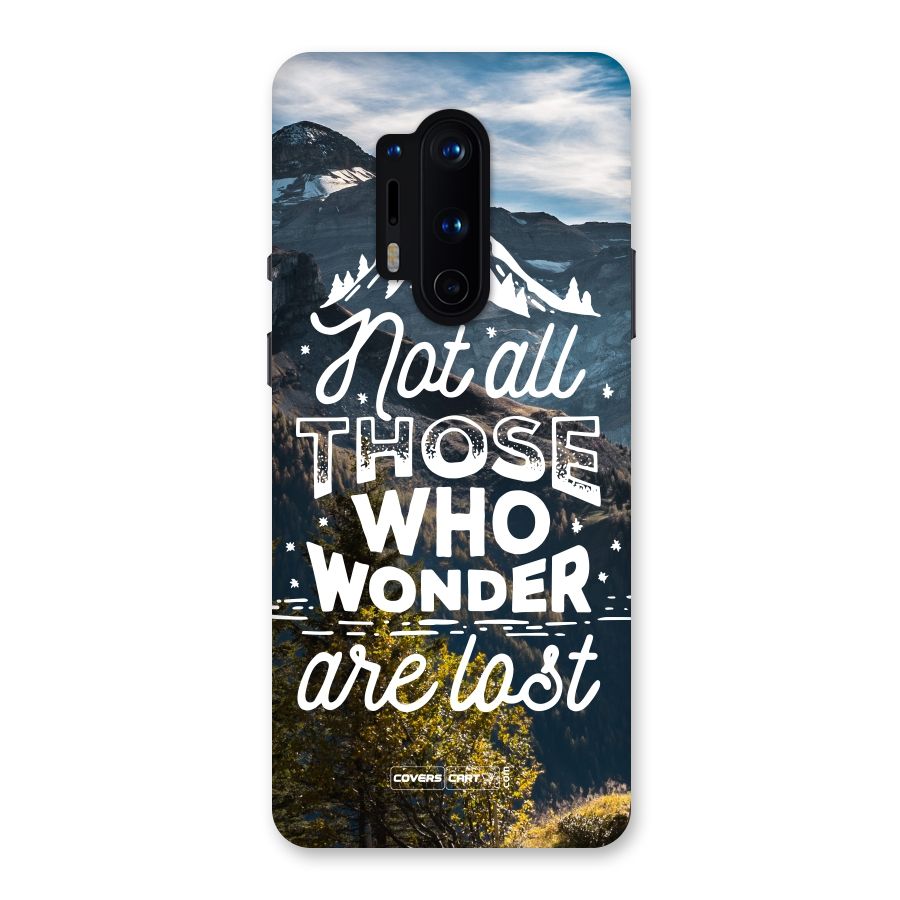 Wonder Lost Back Case for OnePlus 8 Pro