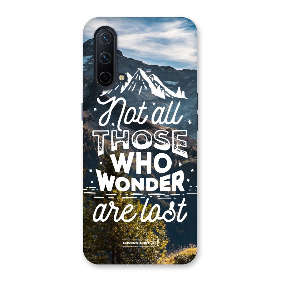 Wonder Lost Back Case for OnePlus Nord CE 5G