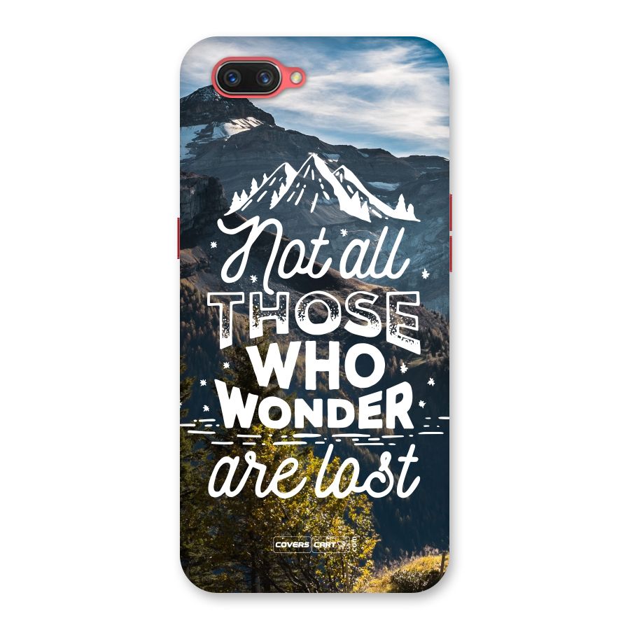 Wonder Lost Back Case for Oppo A3s