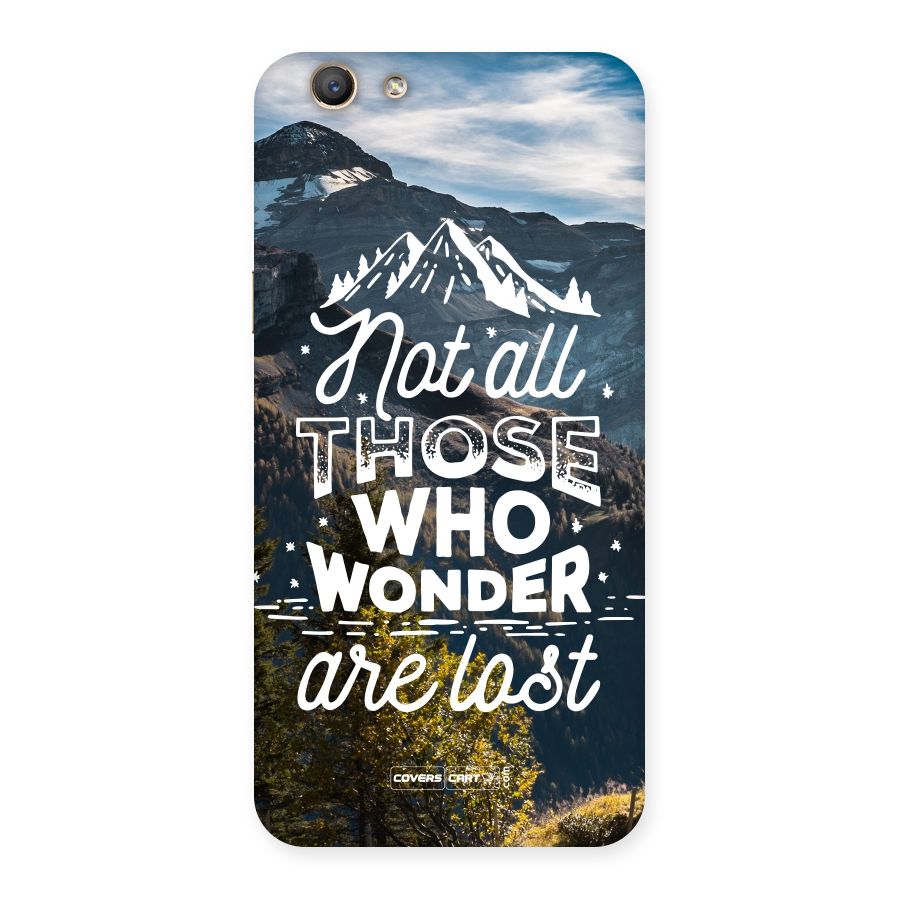 Wonder Lost Back Case for Oppo F1s
