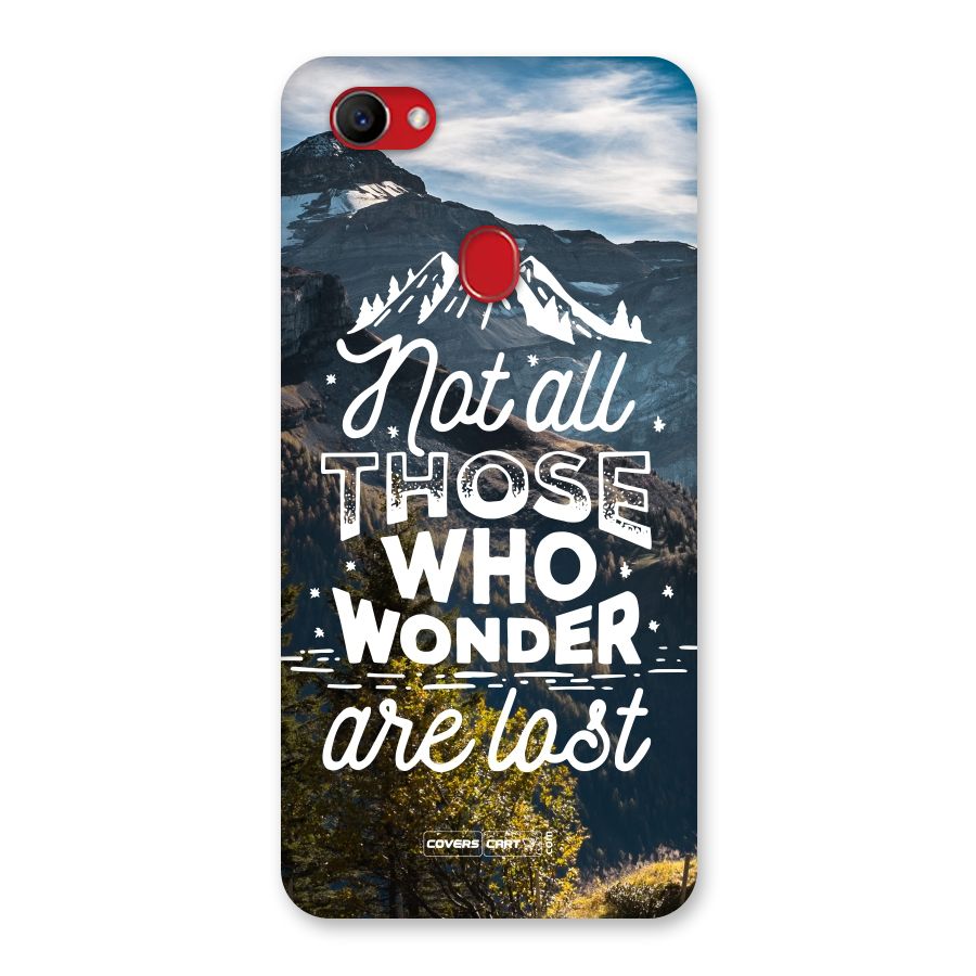 Wonder Lost Back Case for Oppo F7
