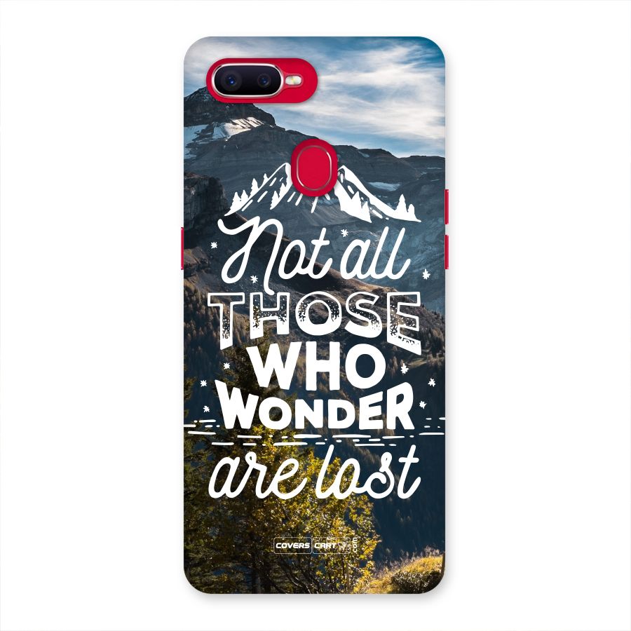 Wonder Lost Back Case for Oppo F9 Pro