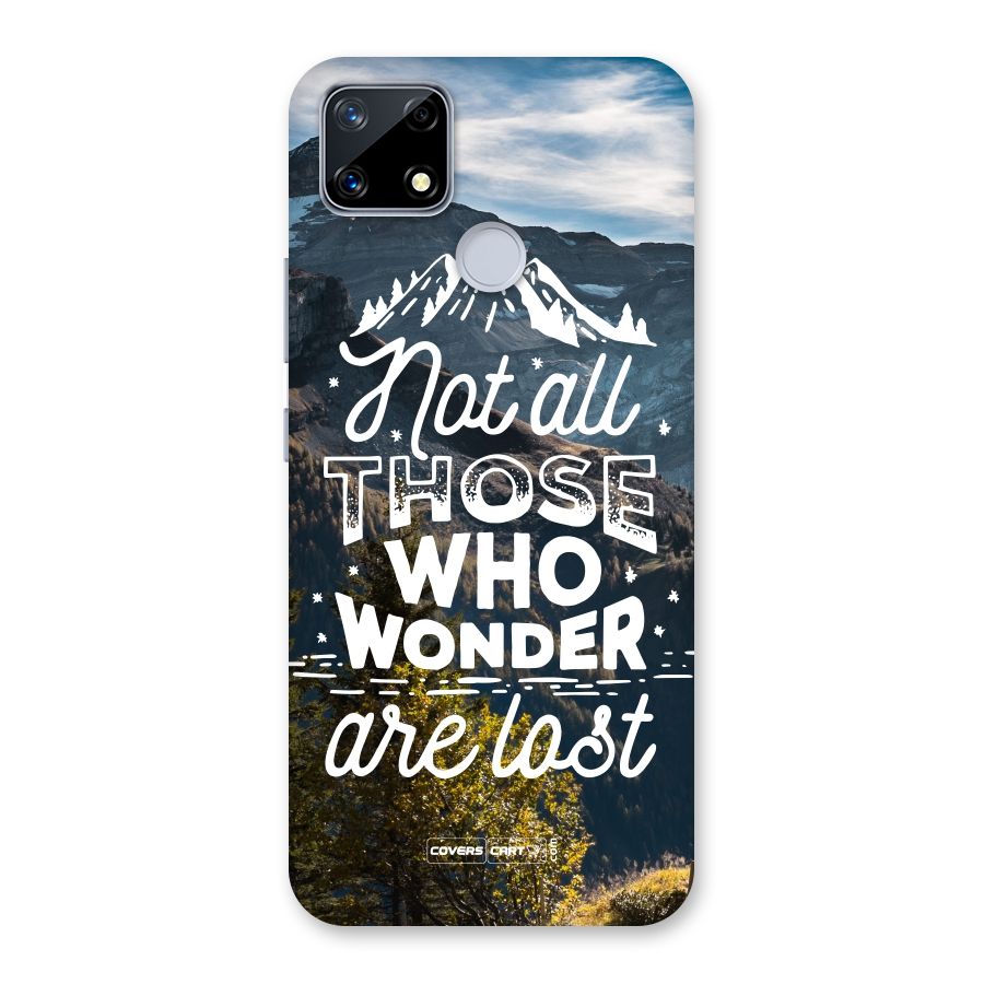 Wonder Lost Back Case for Realme Narzo 20