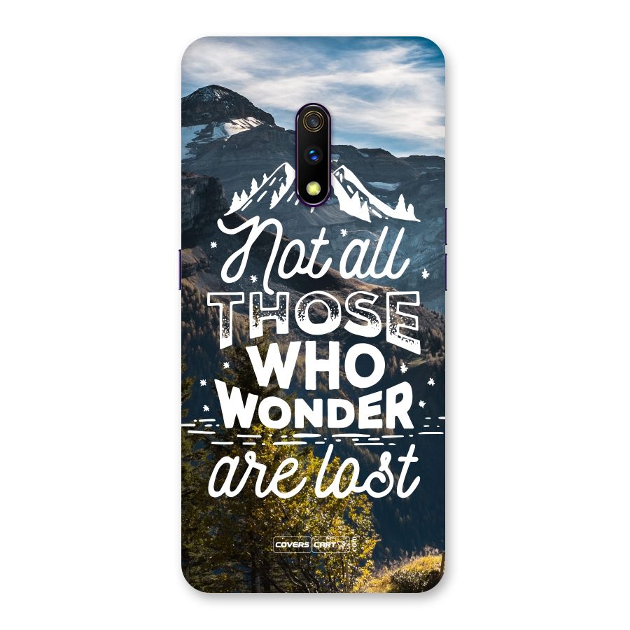Wonder Lost Back Case for Realme X