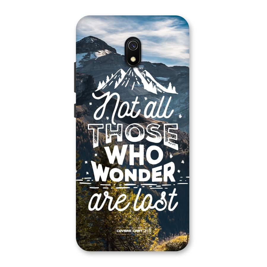 Wonder Lost Back Case for Redmi 8A