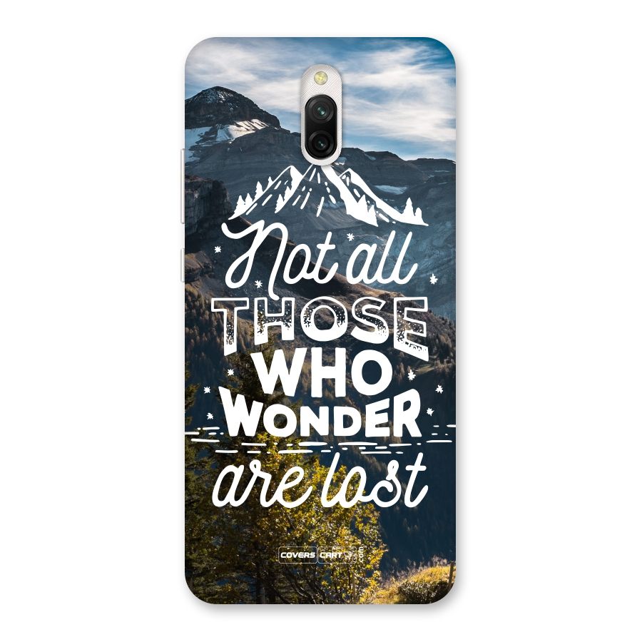 Wonder Lost Back Case for Redmi 8A Dual