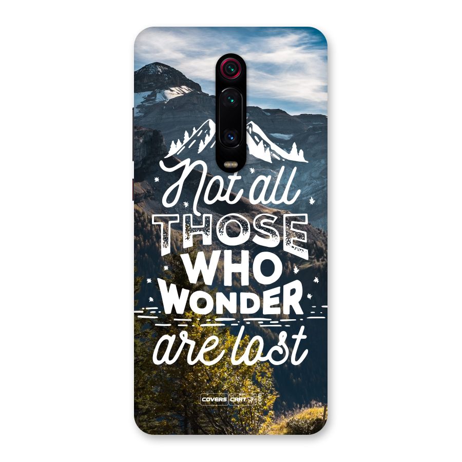 Wonder Lost Back Case for Redmi K20 Pro