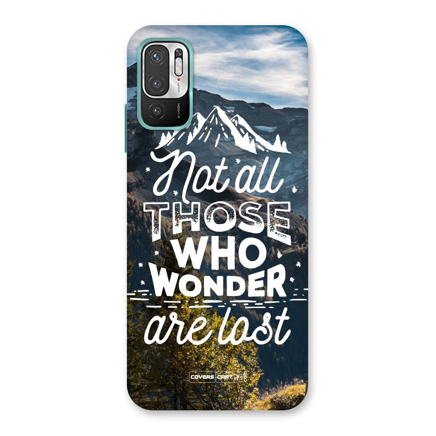 Wonder Lost Back Case for Redmi Note 10T 5G