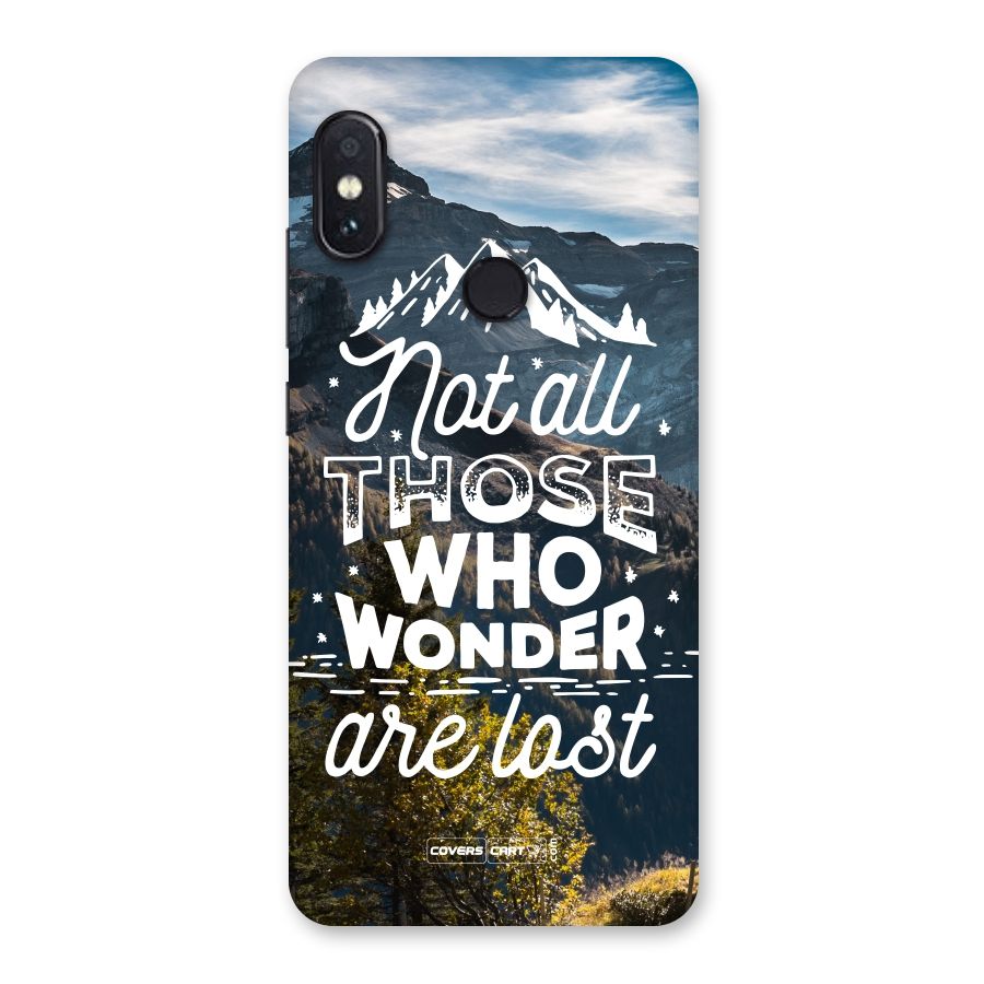 Wonder Lost Back Case for Redmi Note 5 Pro