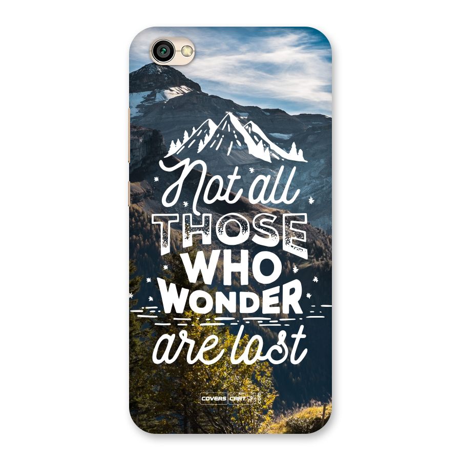 Wonder Lost Back Case for Redmi Y1 Lite