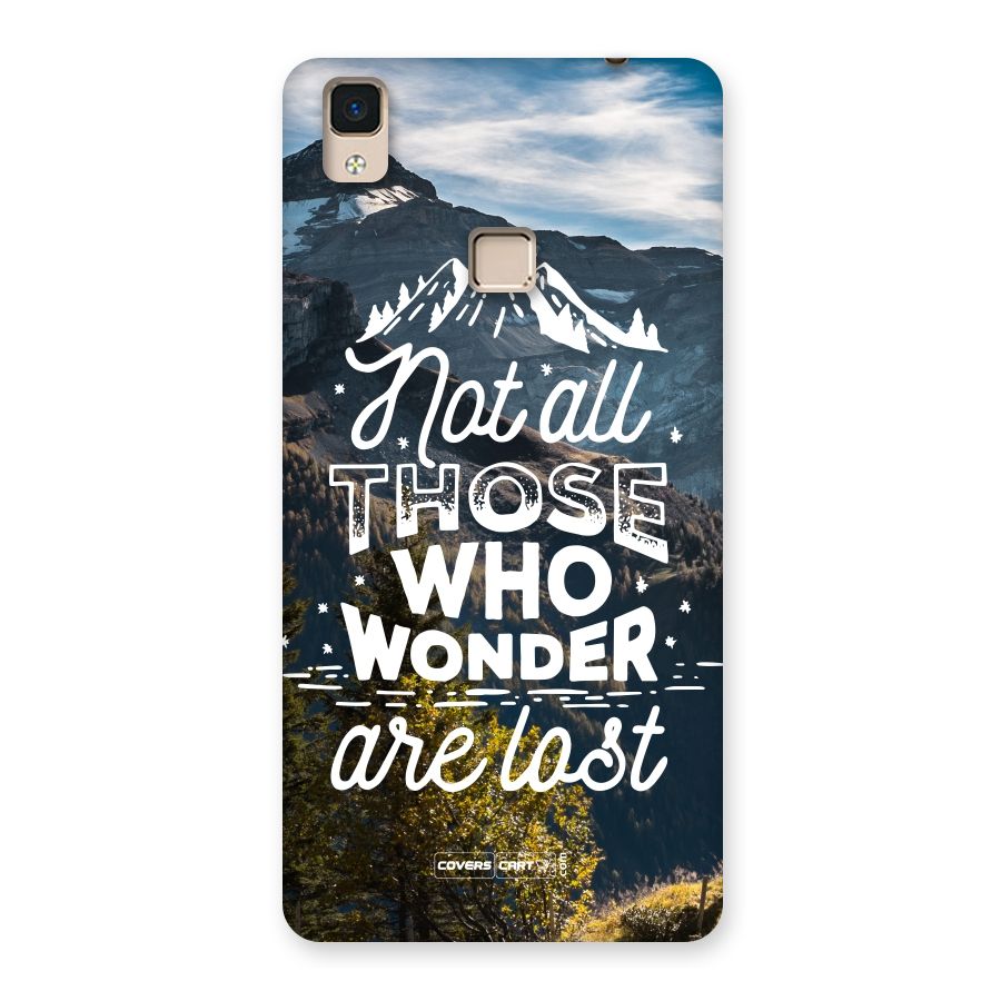 Wonder Lost Back Case for V3 Max
