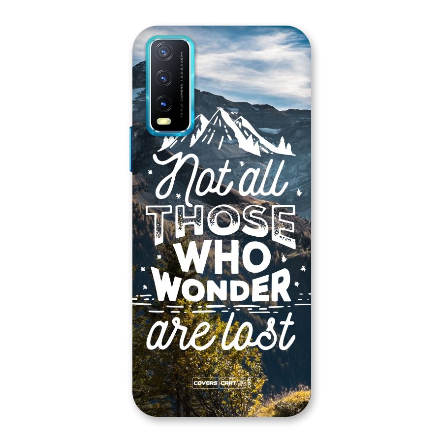 Wonder Lost Back Case for Vivo Y20A