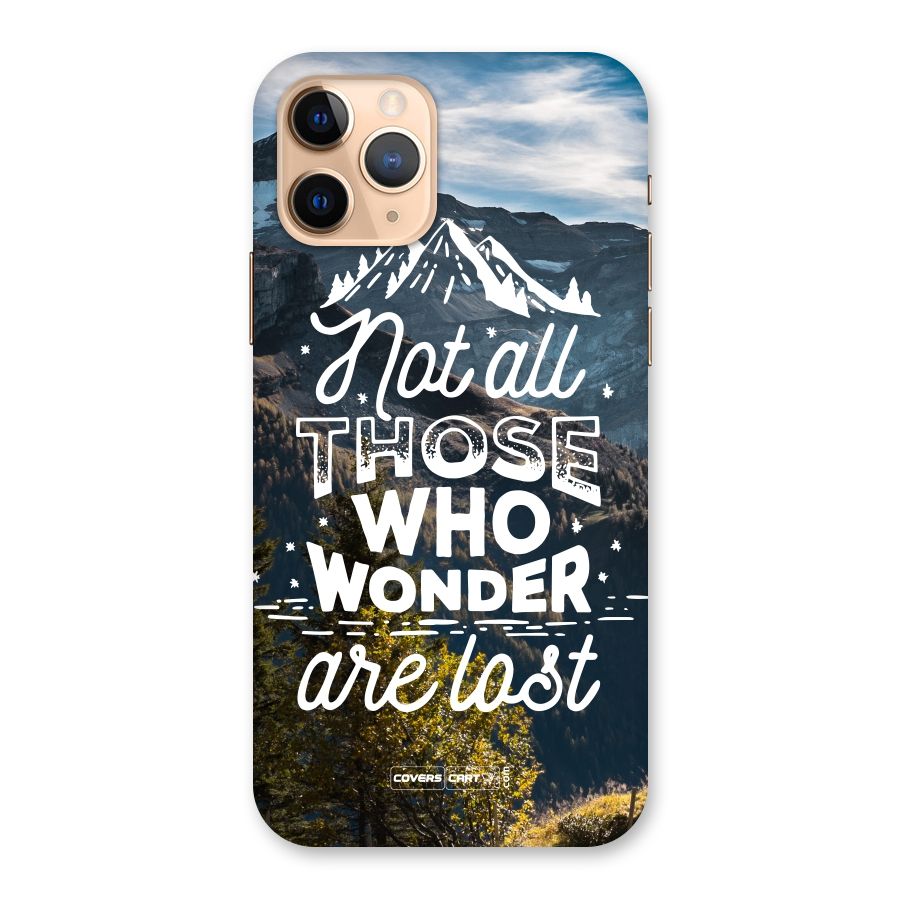 Wonder Lost Back Case for iPhone 11 Pro