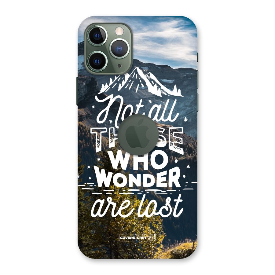 Wonder Lost Back Case for iPhone 11 Pro Logo  Cut