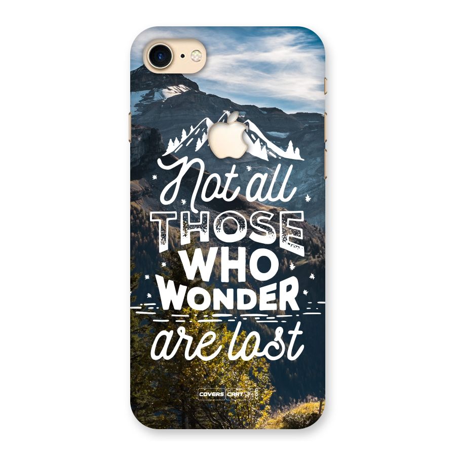 Wonder Lost Back Case for iPhone 7 Apple Cut