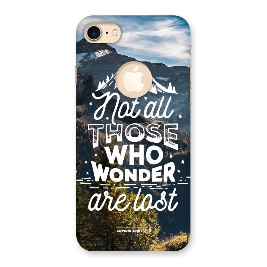 Wonder Lost Back Case for iPhone 7 Logo Cut