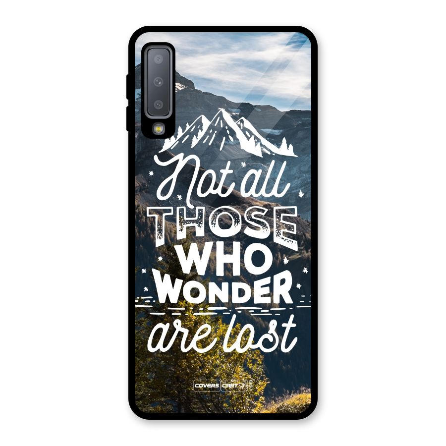 Wonder Lost Glass Back Case for Galaxy A7 (2018)