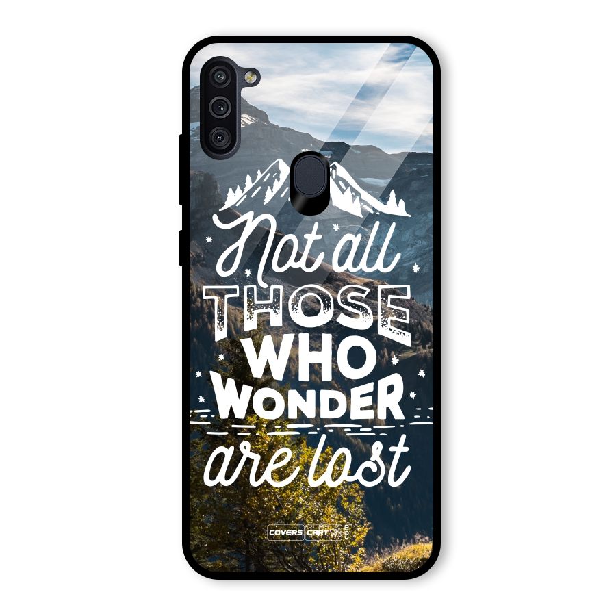 Wonder Lost Glass Back Case for Galaxy M11